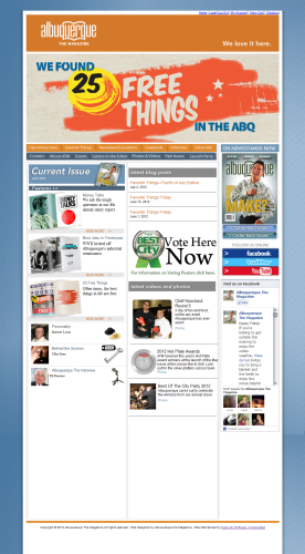 Albuquerque The Magazine Home Page